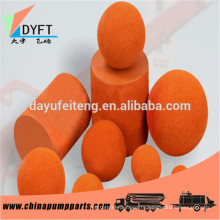 pipe cleaning sponge ball for concrete pump pipes